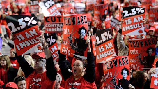 Teacher strike in March.