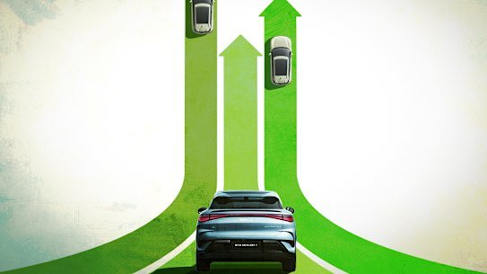 EV sales up.