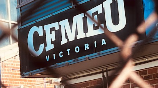 A top CFMEU official has been sacked.
