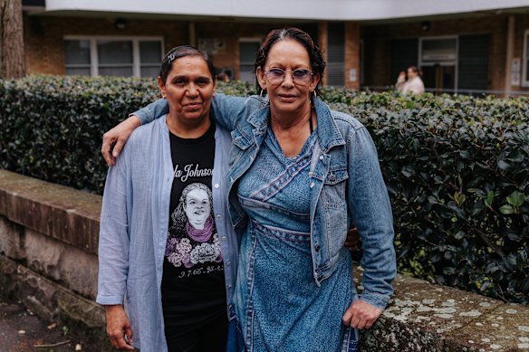 Priscilla Johnson (left) and Aboriginal Advisory Committee member Kirhi Euloo Wiree.