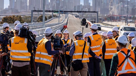 Victorian Premier Jacinta Allan announces the West Gate Tunnel will open to traffic in December.