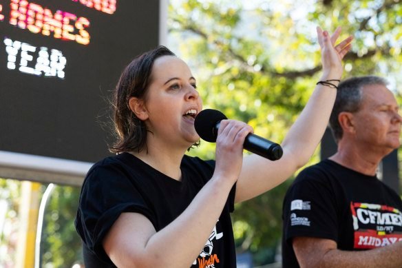 Julijana Todorovic, the co-convener of Labor For Housing.