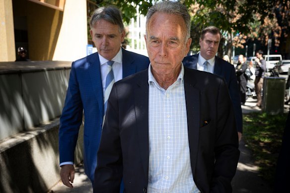 William Swale (front), the Daylesford crash driver.