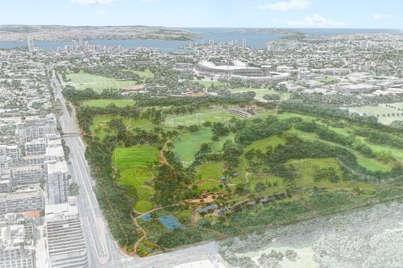 Golfers have long battled the state government’s plans to carve up the 18-hole course for a park in Sydney’s east. 