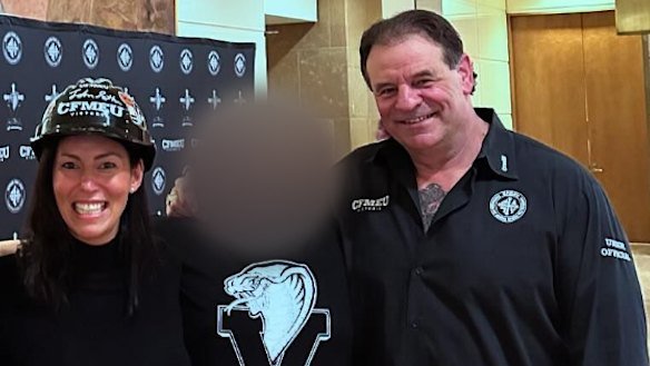 Luba Grigorovitch with John Setka.
