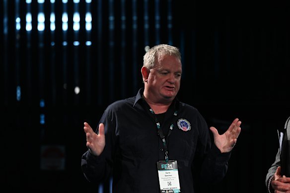 Plumbers’ union boss Earl Setches.