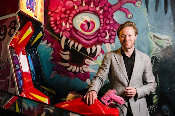 Leonard Weiss, pictured at Netherworld in Brisbane, is conducting the Queensland Symphony Orchestra’s concert The Music of Video Games.