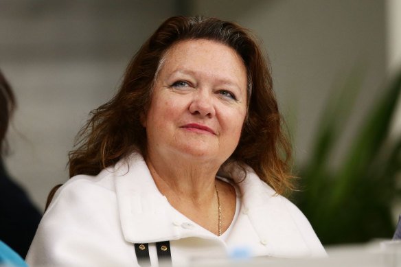 WA mining billionaire Gina Rinehart.