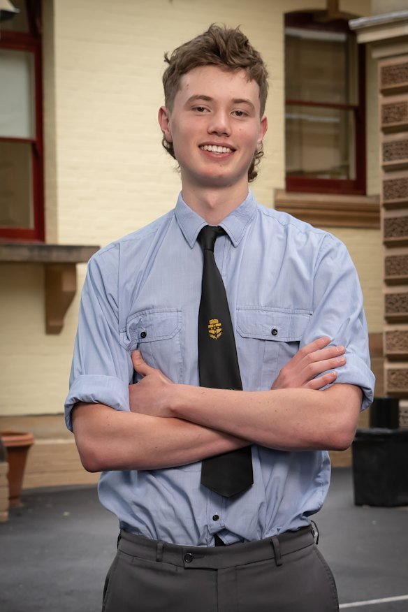 Sydney Grammar student Hugo Sharkey received a 99.95 ATAR and came first in course in Ancient History in 2024.