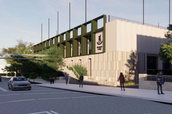 A concept image of the Newington College redevelopment.