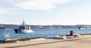 Two Canadian warships depart Halifax for NATO mine-hunting mission in European waters