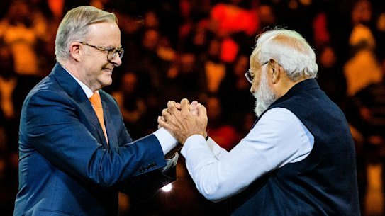 The blossoming relationship between Narendra Modi and Anthony Albanese has sparked concerns Australia is staying silent on human rights issues.