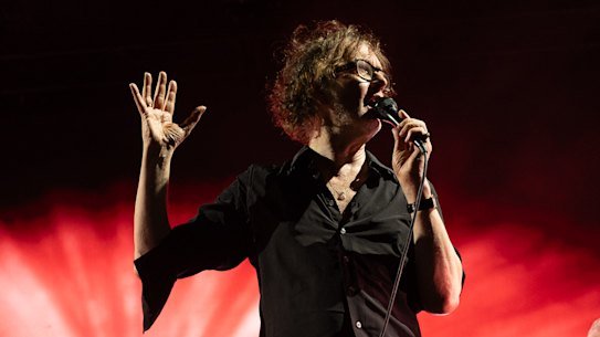 Members of the British band Pulp perform at the Adelaide Festival opening night in February.
