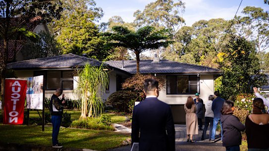 The auction market is weakening.