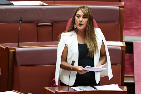 Senator Lidia Thorpe.