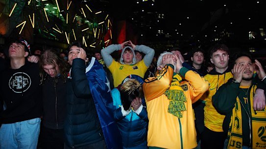 Waleed Aly felt like Craig Foster, who was at Federation Square, during the penalty shootout.