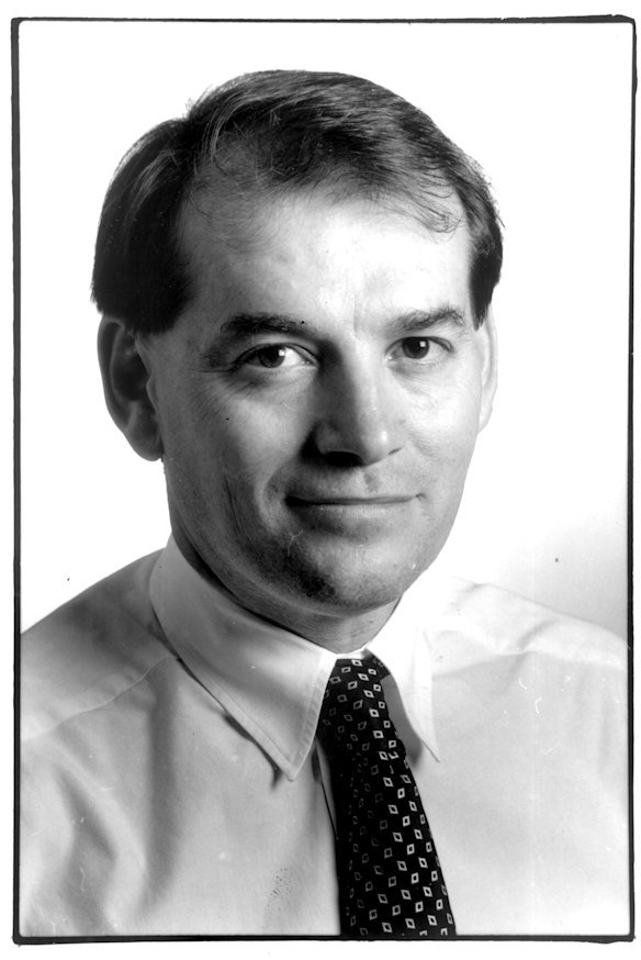 The Herald’s editor-in-chief, John Alexander (pictured here in 1995), approved the creation of the website. 