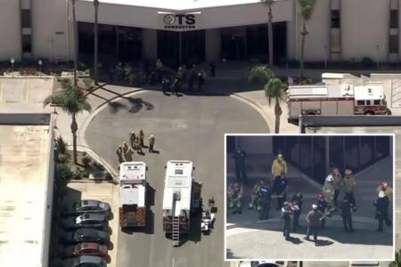 Hazmat crews rush to Huntington Beach after chemical reaction forces evacuations Hazmat crews rush to Huntington Beach after chemical reaction forces evacuations