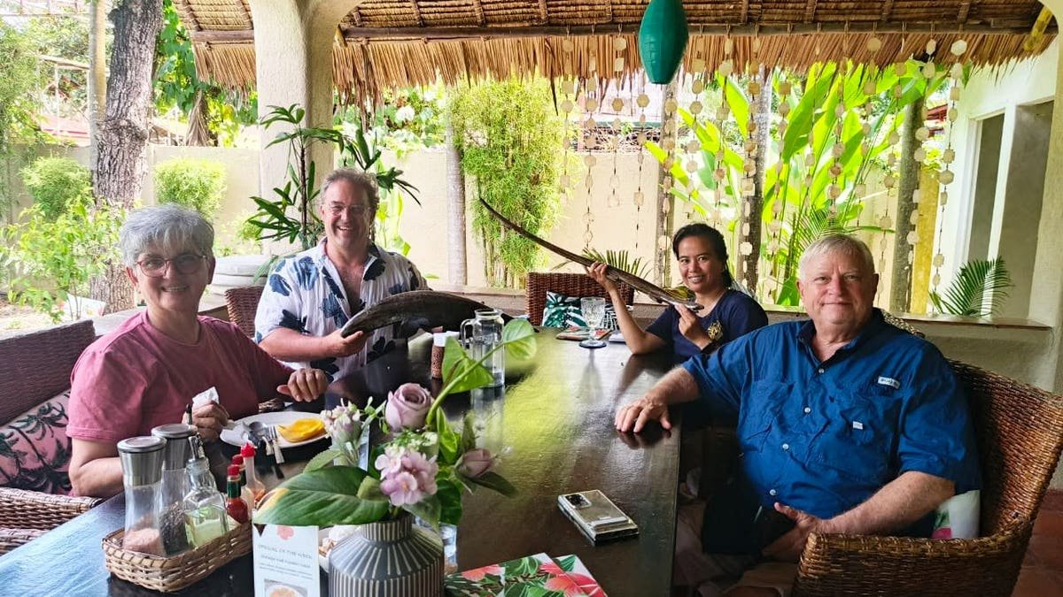 Kent Carpenter pictured with friends.
