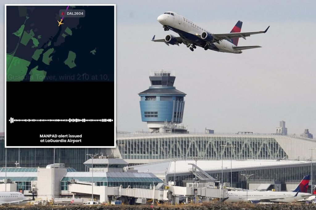Delta pilot spooked with false warning of rocket launcher attack while landing at LaGuardia Airport