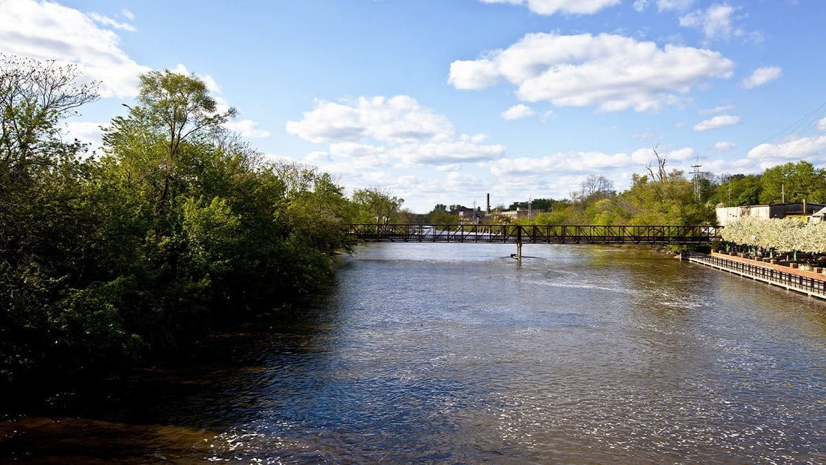 Fox River in Batavia, Illinois