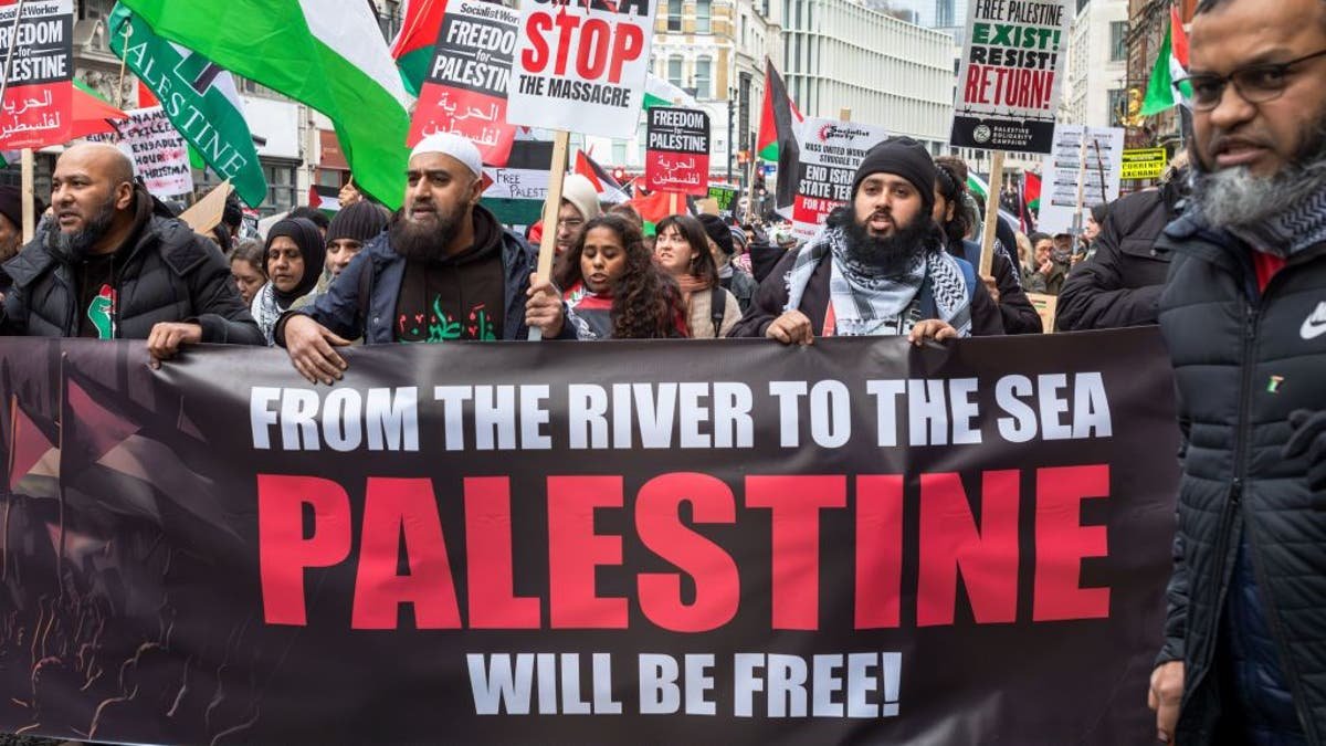 Anti-Israel UK protest