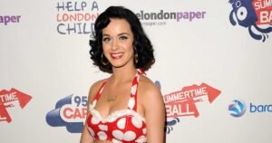 Katy Perry Rewears Polka Dot Bra Top and Skirt Set 17 Years Later While Performing in Wales
