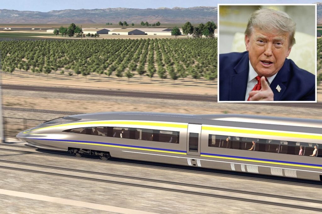 California high-speed rail seeks federal funds despite Trump pulling back B