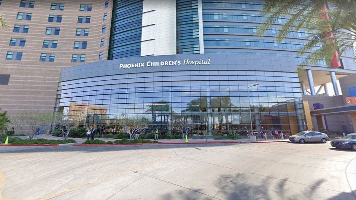 Exterior of Phoenix Children's Hospital in Phoenix, Arizona