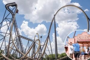 Don’t look down: Six Flags adds world’s tallest dive coaster