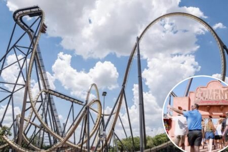 Don’t look down: Six Flags adds world’s tallest dive coaster Don’t look down: Six Flags adds world’s tallest dive coaster