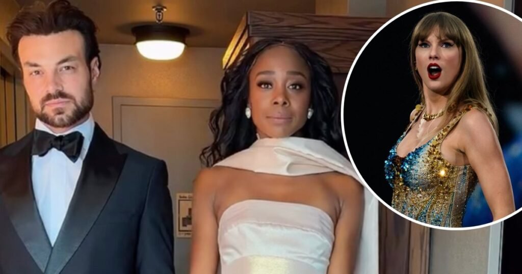 Taylor Swift’s ‘Eras Tour’ Dancer Faces Backlash Over ‘White’ Dress at Wedding, Husband Claps Back Taylor Swift’s ‘Eras Tour’ Dancer Faces Backlash Over ‘White’ Dress at Wedding, Husband Claps Back