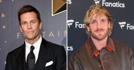 Tom Brady Slaps Logan Paul in Front of NBA Star Karl-Anthony Towns in Viral Video Amid Feud Rumors Tom Brady Slaps Logan Paul in Front of NBA Star Karl-Anthony Towns in Viral Video Amid Feud Rumors