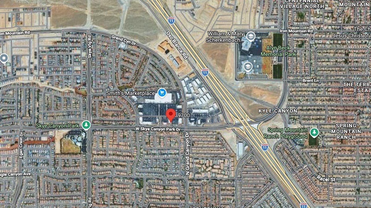 map location of where she was last seen