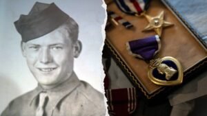 99-year-old WWII veteran awarded Purple Heart after waiting more than 80 years 99-year-old WWII veteran awarded Purple Heart after waiting more than 80 years