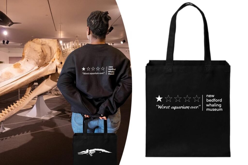 Massachusetts whaling museum turns 1-star review into hilarious merch: ‘Worst aquarium ever’