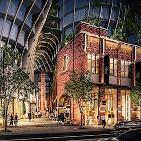 A render of the Jam Factory redevelopment