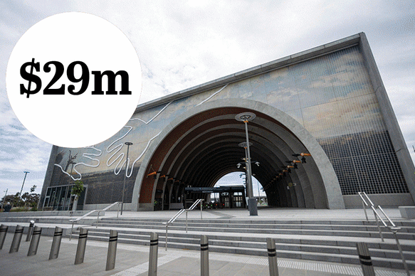 The added cost to every new train station on the signature Metro Tunnel project.