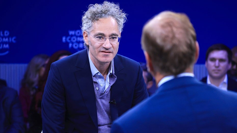 Alex Karp participates in discussion at World Economic Forum