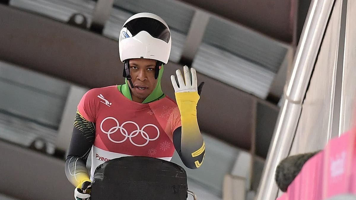 Anthony Watson looks on at the Olympic Sliding Centre in Pyeongchang.