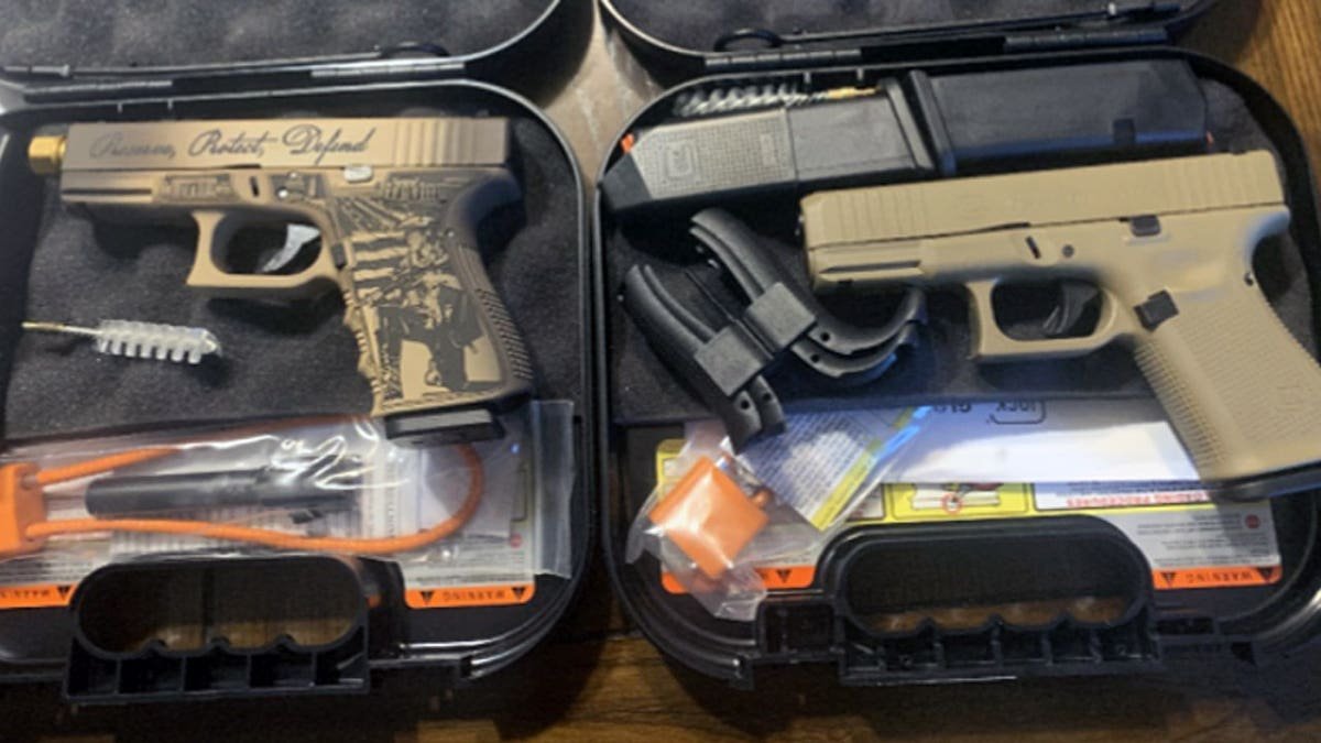 Two Glock pistols