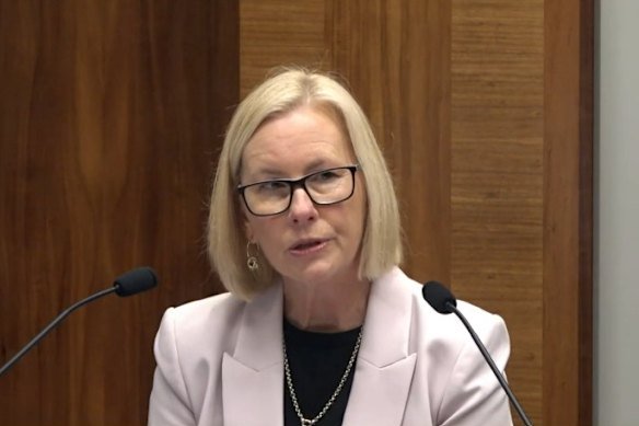 Department of Transport and Main Roads chief procurement officer Deanne Hawkswood said she was terrified during a tense meeting with CFMEU Queensland leaders.