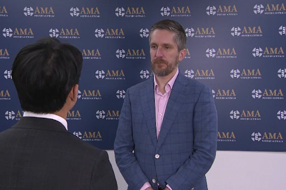 Australian Medical Association WA president Dr Kyle Hoath.