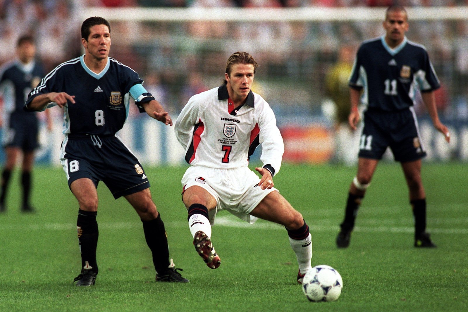 David Beckham has played a part in the Argentina-England rivalry. (Photo by Tony Marshall/EMPICS via Getty Images)