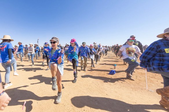In August 2025, at the Mundi Mundi Bash in Broken Hill, 6779 people set the world record for most number of people dancing the Nutbush.