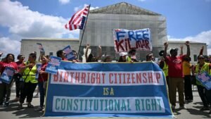 Trump birthright citizenship fight comes roaring back with ‘invaders’ play after Kavanaugh roadmap Trump birthright citizenship fight comes roaring back with ‘invaders’ play after Kavanaugh roadmap