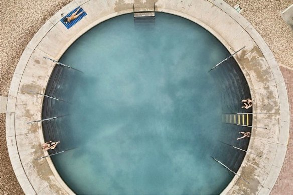 The steamy bore bath at Lightning Ridge, an opal-mining town in outback northern NSW and a pitstop on the Great Artesian Drive.