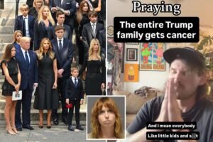 Husband of lefty Canadian who slapped pro-Trump teen wished cancer on prez’s family — even ‘little kids’ Husband of lefty Canadian who slapped pro-Trump teen wished cancer on prez’s family — even ‘little kids’