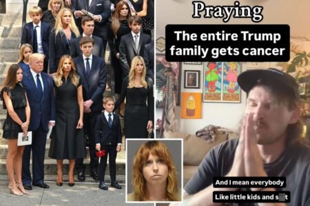 Husband of lefty Canadian who slapped pro-Trump teen wished cancer on prez’s family — even ‘little kids’ Husband of lefty Canadian who slapped pro-Trump teen wished cancer on prez’s family — even ‘little kids’