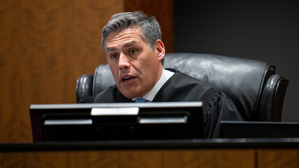 Judge Tony Graf in court.